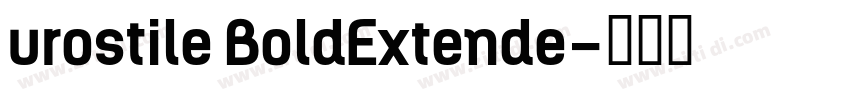 urostile BoldExtende字体转换